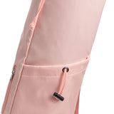 Pink Durable Yoga Mat Carry Bag - Multi-Functional Fitness Backpack with Wet Pocket(Mugs are filming props, not included) - Front View