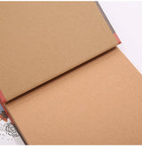 26*18CM 2 Pcs Vintage DIY Scrapbook Photo Album - Our Adventure Book for Travel and Memories - Top-Down View