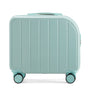 Mint Green 18-Inch Lightweight Carry-On Luggage - Waterproof & Anti-Theft Suitcase with Silent Universal Wheels