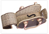 Portable Pet Travel Bag - Anti-Crush Dog Carrier for Outdoor Trips (L-42x29x18cm, White Color) - Front View
