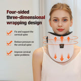 Electric Heated Neck Massager with Carbon Fiber Infrared Therapy & Customizable Temperatures - Side View