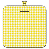 Thickened Waterproof Picnic Blanket - Portable Outdoor Beach Mat for Camping and Hiking 150*200cm(Yellow plaid)