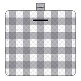 Thickened Waterproof Picnic Blanket - Portable Outdoor Beach Mat for Camping and Hiking 150*200cm(Gray plaid)