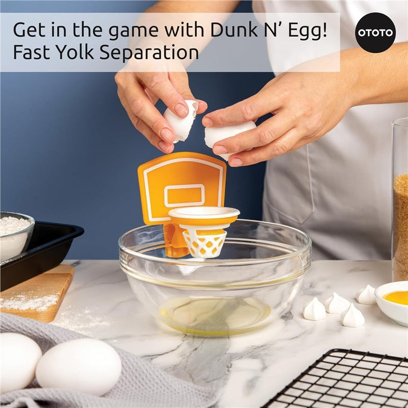 Dunk N??Egg - Fun and Innovative Basketball-Themed Egg Yolk Separator for Your Kitchen
