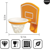 Dunk N’ Egg - Fun and Innovative Basketball-Themed Egg Yolk Separator for Your Kitchen - 45-Degree Angle