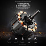 White High-Powered Portable Blender - Large-Capacity, Ice-Crushing On-the-Go Juicer - Front View