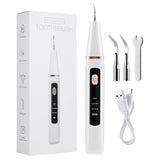 3-Speed Ultrasonic Electric Dental Cleaner with LED Light and Type-C Charging - Professional Plaque Remover Kit