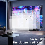 V100 Auto-Focus 4K Mini Projector (950S)with Android WiFi for Home Theater 197*91*101MM(2+8G) - Top-Down View