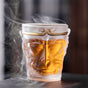 4 Pcs Black Myth Wukong Crystal Glass Cup, Frosted with Gold Detailing, 110 ml