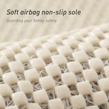 Beige Non-Slip Loofah-Style Bathroom Mat - Quick-Dry and Soft 40*80cm - Side View