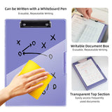 Red A4 Plastic Document Storage Clipboard - Portable and Durable - 45-Degree Angle