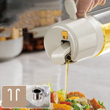 550ml Oil Sprayer and Pourer Bottle - Dual Function for Cooking - Top-Down View