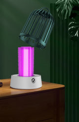 Yellow Electric Mosquito Killer Lamp with Dual Modes - 1200MA USB Rechargeable - Side View