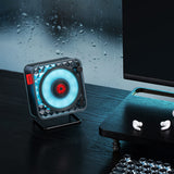 Black Ice Candy Bluetooth Sound Machine - KW02 Retro Music Player with 1500mAh Battery - Top-Down View