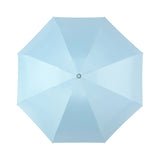 Dark Green Compact 5-Fold Umbrella with UV Protection, Wind Resistance, and Travel-Friendly Design - Side View