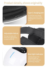 Smart Wireless Knee Massager with Heat Therapy and Vibration - 45-Degree Angle