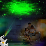 Astronaut Galaxy Projector Night Light with Remote Control(Pentagram) - Front View