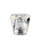 Crystal LED Table Lamp with Starburst Effect, Rechargeable and Portable Design,Type B 90mm (H) *85mm (W) - Front View