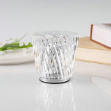 Crystal LED Table Lamp with Starburst Effect, Rechargeable and Portable Design,Type C 90mm (H) *88mm (W)