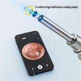 Black Smart Visual Ear Cleaning Stick with 1080P Camera and Rechargeable Battery - Side View