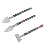 YL/L10 Green 10-Piece Floral Gardening Tool Set with Carrying Case - Durable and Stylish - Front View