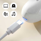 2-in-1 Electric Lady Shaver with Precision Tip - Portable and Rechargeable Grooming Tool