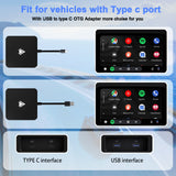 Car Wireless Android Auto Adapter - Transform Wired to Wireless, Bluetooth 5.0 & 5G WiFi - 45-Degree Angle