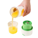 Blue Portable USB Rechargeable Juicer Bottle - 2-in-1 Blender and Drink Cup, 480mL - 45-Degree Angle