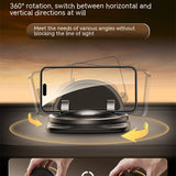 Anti-Slip Dashboard Phone Holder - Universal Fit for 4.7 to 6.8 Inch Devices - Top-Down View