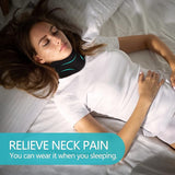 2PCS Ergonomic Neck Support Brace - Adjustable and Comfortable for Cervical Spine Relief - Side View