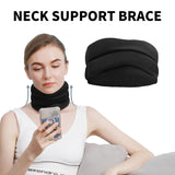 2PCS Ergonomic Neck Support Brace - Adjustable and Comfortable for Cervical Spine Relief - Top-Down View