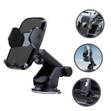 360° Adjustable Car Phone Holder - Dashboard and Air Vent Mount（S161+CF26） - Side View