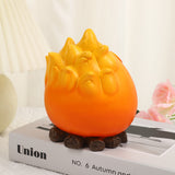 Creative Cartoon Flame Key Holder Tray - Fun and Decorative Storage for Entryway or Living Room - Side View