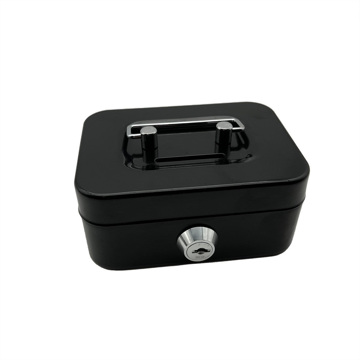 2PCS/Green Mini Lockable Cash Box with Handle - Secure Money Storage Box