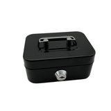 2PCS/Green Mini Lockable Cash Box with Handle - Secure Money Storage Box - Top-Down View