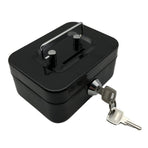 2PCS/Green Mini Lockable Cash Box with Handle - Secure Money Storage Box