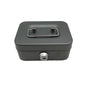 2PCS/Gray Mini Lockable Cash Box with Handle - Secure Money Storage Box