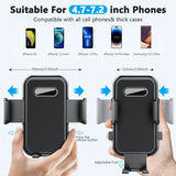 ML-236 Adjustable Car Phone Holder - Universal Suction Mount for Dashboard & Windscreen - Front View