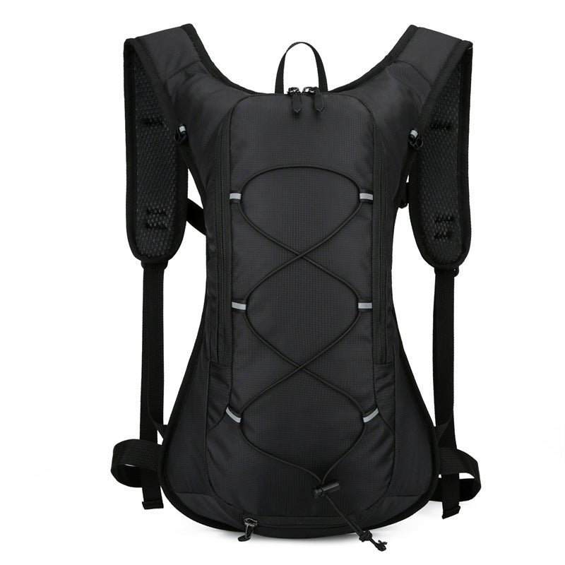 Black Outdoor Sports Backpack for Running, Hiking, and Cycling - Lightweight and Waterproof（The product does not include a kettle）