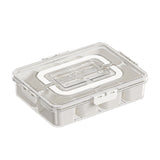 Fresh-Keeping Storage Box - Transparent Food Storage Container with Secure Lid for Kitchen Organization, Salad Crisper - 45-Degree Angle