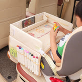 Little Bear Little Elephant Little White Rabbit Children's Portable Car Seat Activity Tray - Multifunctional Travel Desk - Front View