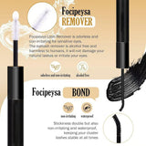 3 PCS DIY Lash Clusters Kit - 100D Fluffy & Thick False Eyelashes with Adhesive and Tools - Side View