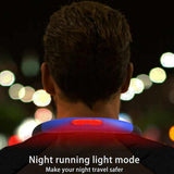 Black Hands-Free Adjustable LED Neck Reading Light with 3 Modes for Night Walking and Reading - 45-Degree Angle