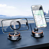 360 Degree Rotating Magnetic Phone Holder - Strong Suction and Stable Design - Front View
