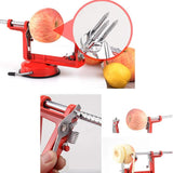 3-in-1 Apple Peeler, Corer, and Slicer with Suction Base ??Effortless Fruit Prep