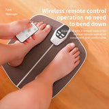 Electric Foot Massager Mat with Remote Control – 32-Speed, 8 Modes, LED Display - Side View