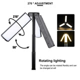 Multifunctional Telescopic Camping Lantern ??Portable LED Light with Adjustable Height and USB-C Charging (Up to 51.8 cm)
