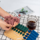 Black Reusable Silicone Ice Stick Mold - 10-Piece Set for Drinks and Bottles (6 x 1.2 cm per Stick) - Front View