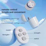 Smart Cervical Spine Massager with Remote Control and Charging Case - Front View