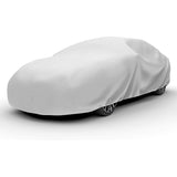 All-Season Car Cover, Waterproof and UV-Resistant, L Size, 480*175*120 cm, for Compact Cars - Front View